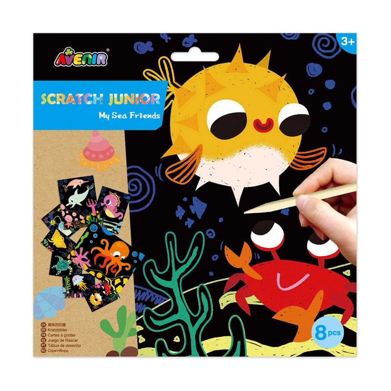 Ζωγραφική Scratch Avenir Sea Friends AVENIR