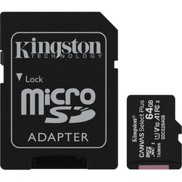 Kingston microSDHC 64GB Class 10 UHS-I με αντάπτορα