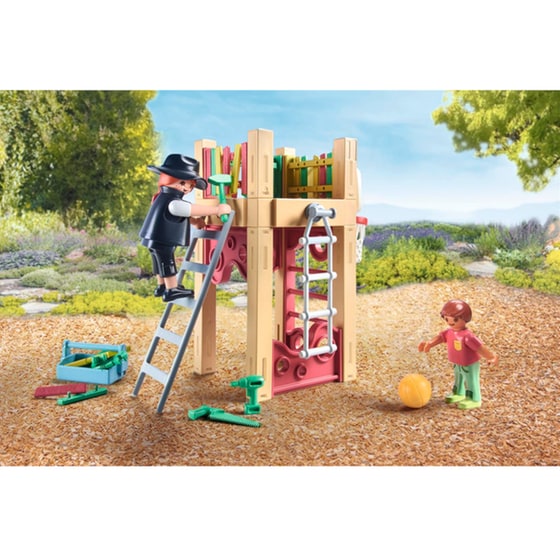 PLAYMOBIL® My Life Starter Pack Εργασίες επισκευής παιδικής χαράς (71475) image 3