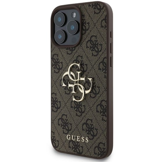 Θήκη Apple iPhone 16 Pro Max Guess 4G Logo Collection - Καφέ image 0