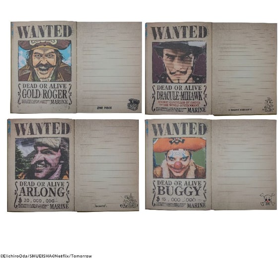 Σημειωματάριο Cinereplicas A5 One Piece Wanted Posters Hardcover image 3