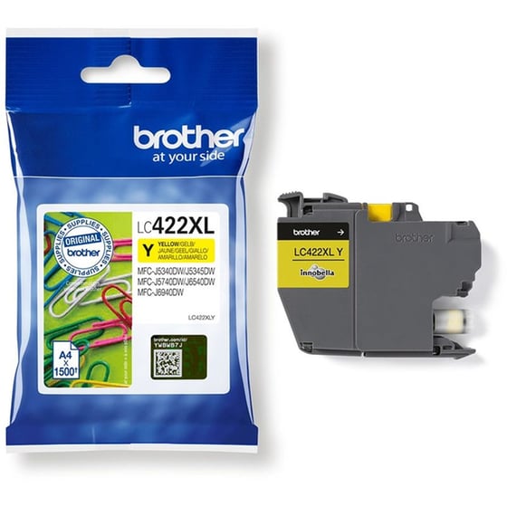 Brother LC422 XL Κίτρινο Μελάνι Εκτυπωτή image 1
