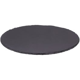 Πλατώ Σερβιρίσματος Spitishop Πέτρινο Φ32 cm - Μαύρο