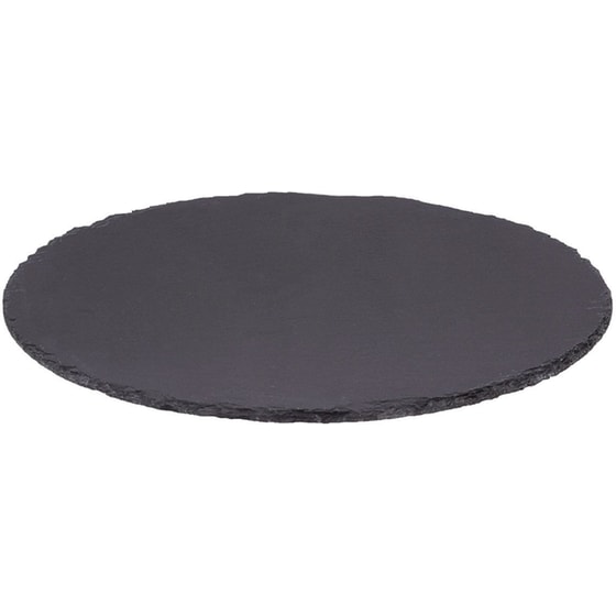 Πλατώ Σερβιρίσματος Spitishop Πέτρινο Φ32 cm - Μαύρο image 0