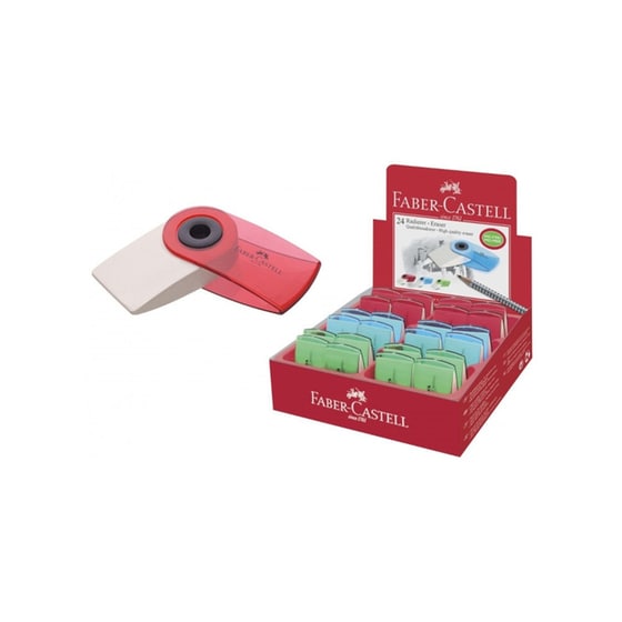Γόμα Faber Castell Mini Sleeve Ημιδιαφανή Διάφορα Χρώματα image 0