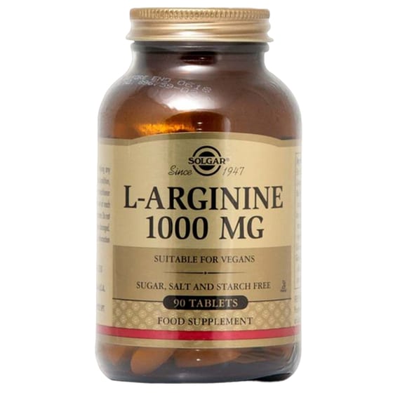 Αμινοξύ Solgar L-arginine 1000mg - 90 ταμπλέτες image 0