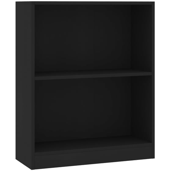 Βιβλιοθήκη VidaXL από Ξύλο 60x24x76 cm - Μαύρο image 0