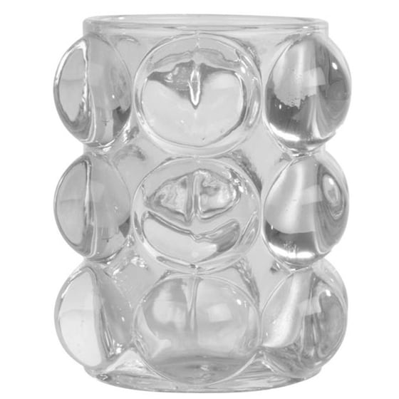 Κηροπήγιο Spitishop L-c Arty 6bph043tp Γυάλινο 8.4x9.3cm - Διάφανο image 0