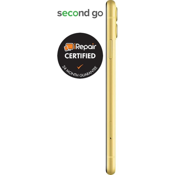 Μεταχειρισμένο Apple iPhone 11 128GB Yellow second go Certified by iRepair image 4