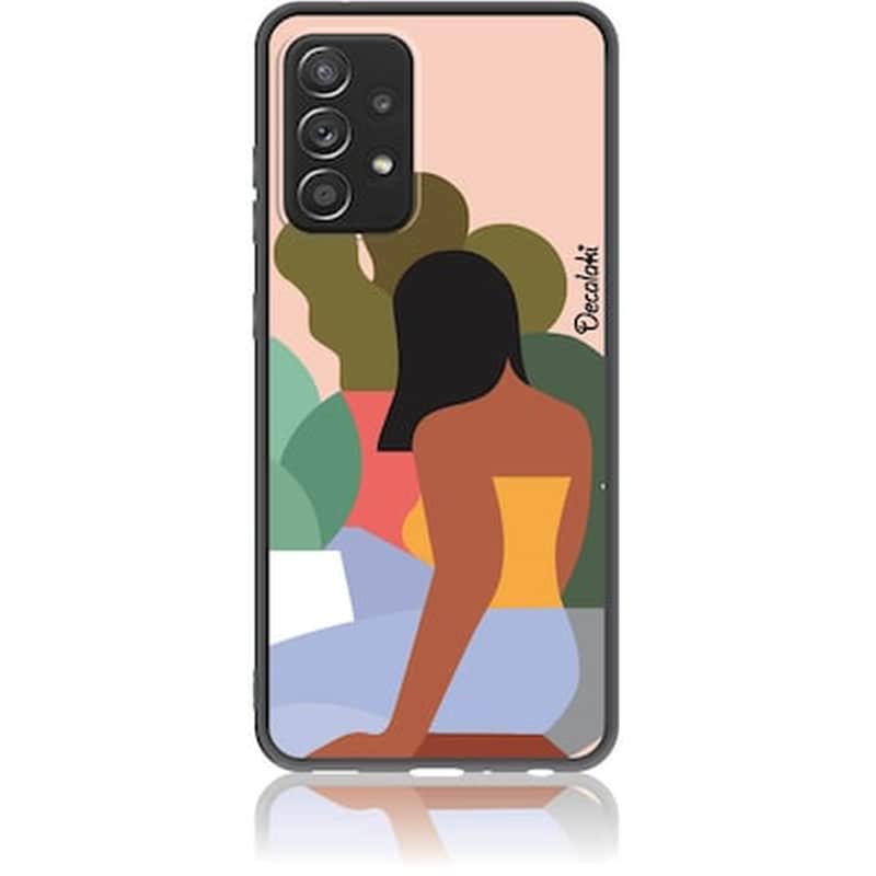 Θήκη Samsung Galaxy A52 - Decalaki Signature Soft Tpu Case - Afrodisiac Chocolate Girl