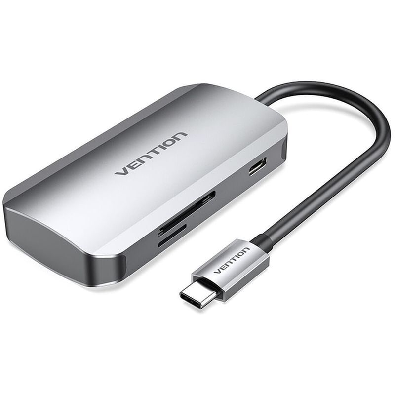 Vention USB-C Docking Station με PD - Γκρι