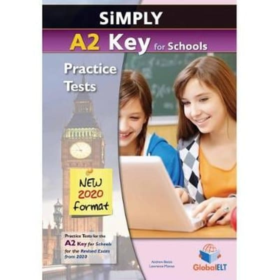 Simply A2 Key for Schools - 8 Practice Tests for the Revised Exam from 2020 - Student's book image 0