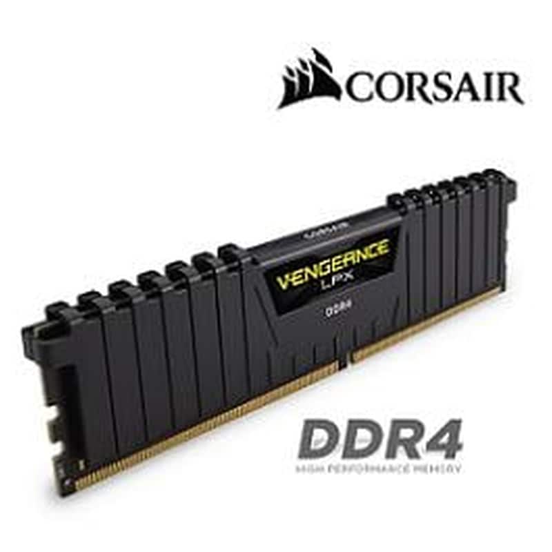 Μνήμη Ram Corsair Vengeance Lpx CMK8GX4M1A2400C14 DDR4 8GB 2400MHz Dimm για Desktop