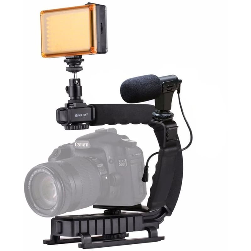 PULUZ Steadycam U-grip Gimbal και Stabilizers Puluz Pkt3013 - Μαύρο