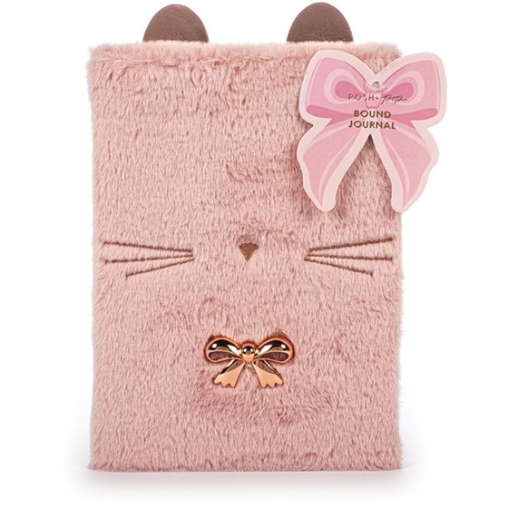 Σημειωματάριο Posh+Pop Fur Rose Gold Ears image 0