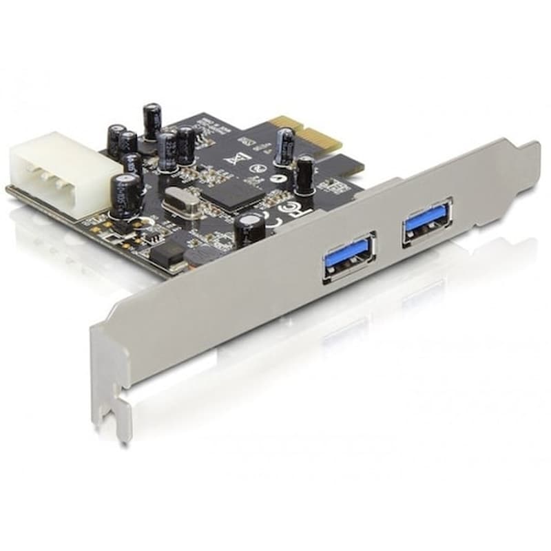Controller Pcie Delock 2x Usb3.0 Ext +lowprofile