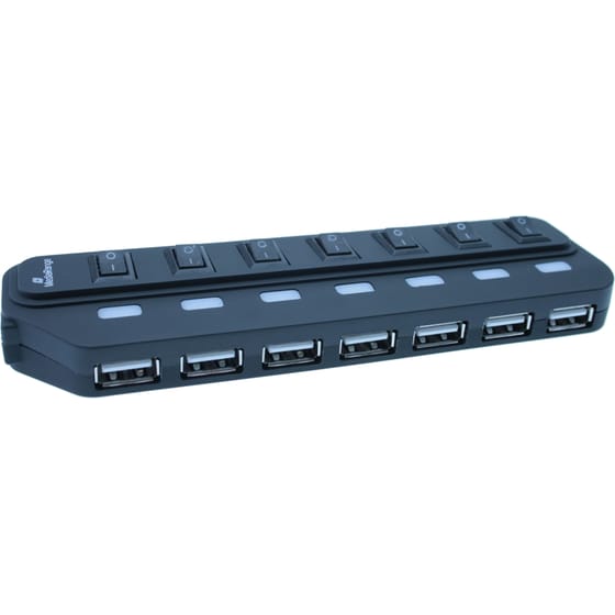 MediaRange MRCS504 USB Hub 7-Port USB 2.0 συμβατό με USB-A image 1