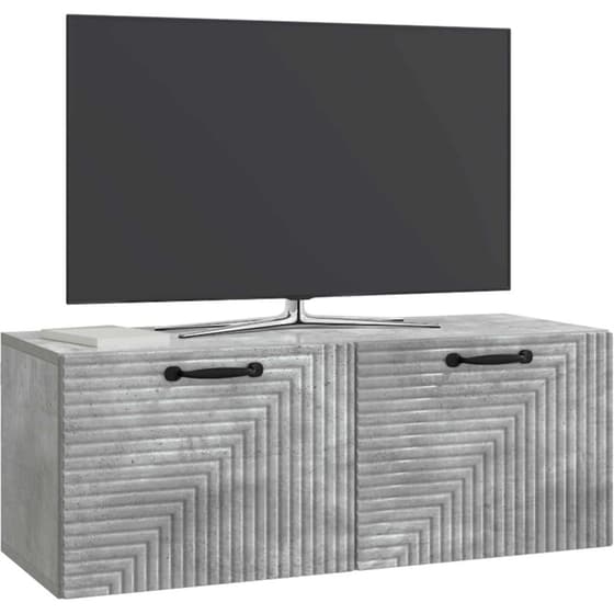 Επιτοίχιο Έπιπλο Τηλεόρασης VidaXL 78.5x31x30 cm - Γκρι image 1