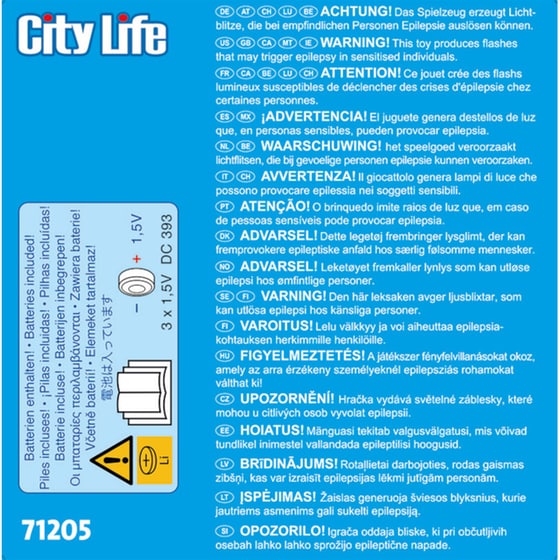 PLAYMOBIL® City Life Διασώστης με Μοτοσικλέτα (71205) image 2
