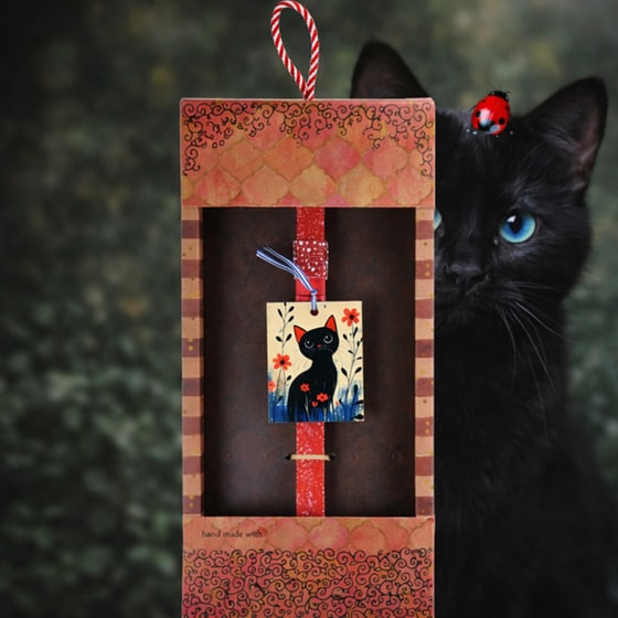 Λαμπάδα&nbsp;Synchronia&nbsp;Καδράκι&nbsp;Γάτα image 4