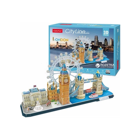 3D Παζλ City Line London (107 Κομμάτια) image 2