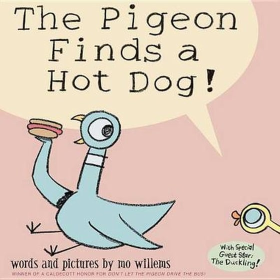Pigeon Finds a Hot Dog!, The image 0