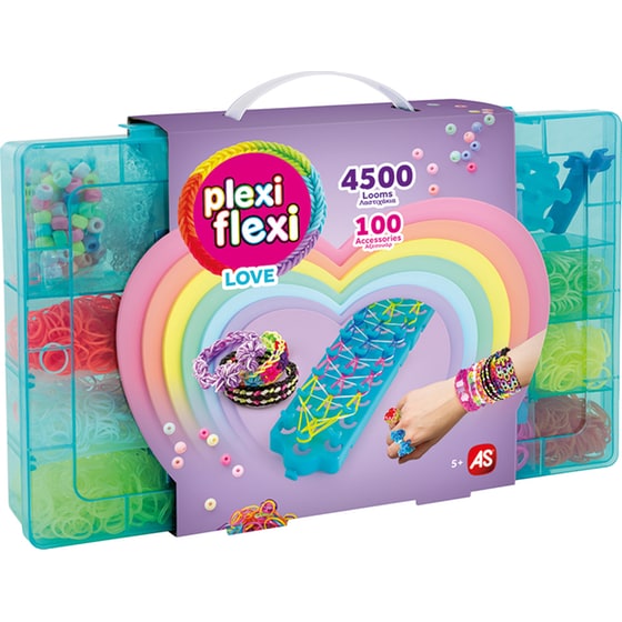 Plexi Flexi Love Μεγάλη Θήκη με 4500 Λαστιχάκια & 100 Αξεσουάρ image 9