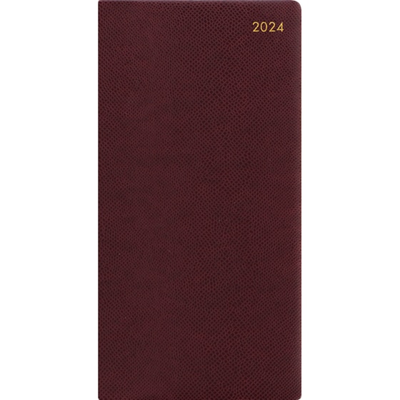 Ημερολόγιο Εβδομαδιαίο Letts 2024 2 Σελ. Greek Legacy Slim Μπορντό Public