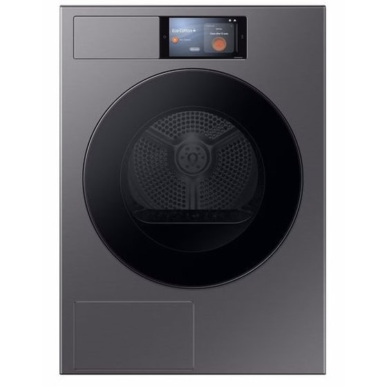 SAMSUNG DV90F09F4SU4 9 kg με Αντλία Θερμότητας Σκούρο Ασημί / Μαύρο Στεγνωτήριο Ρούχων image 0