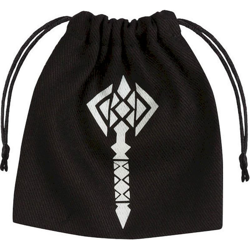 Q-WORKSHOP Dice Bag: Hammer Black And Glow-in-the-dark