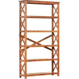 Βιβλιοθήκη VidaXL από Μασίφ Ξύλο Ακακίας 100x180 cm - Μελί