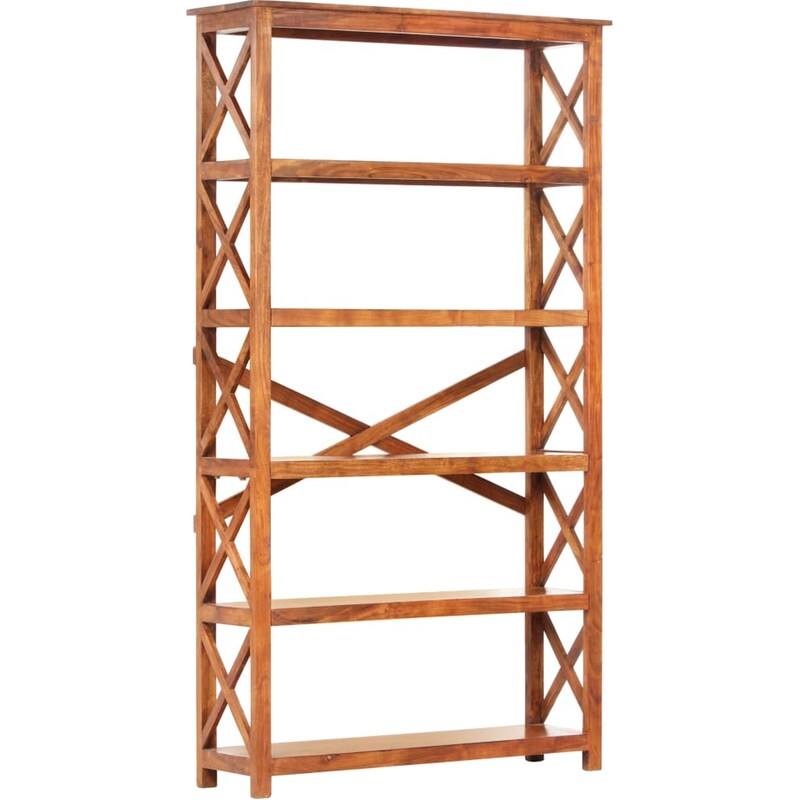 Βιβλιοθήκη VidaXL από Μασίφ Ξύλο Ακακίας 100x180 cm - Μελί