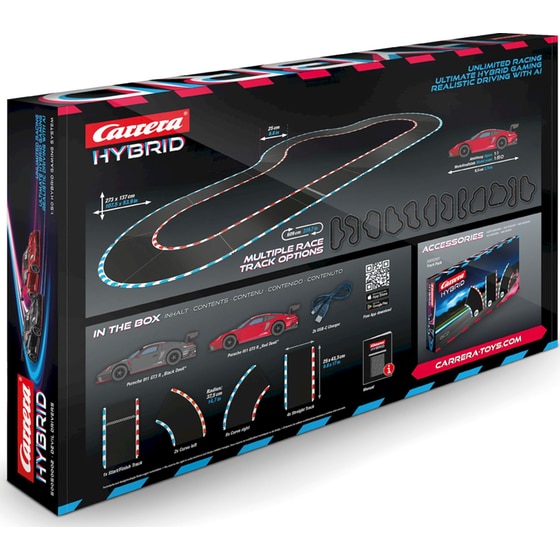 Carrera Hybrid Set: Devil Drivers 1:50 Porsche 911 GT3 R Τηλεκατευθυνόμενα Αυτοκίνητα σε Πίστα (50050002) image 2