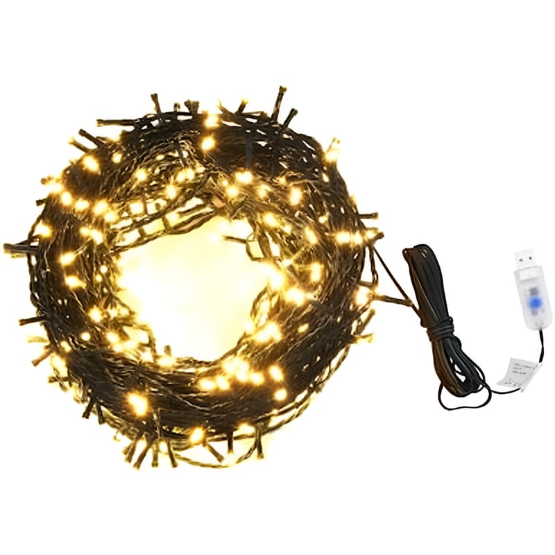 Χριστουγεννιάτικα Λαμπάκια VidaXL 400 Led 40m - Λευκό Θερμό