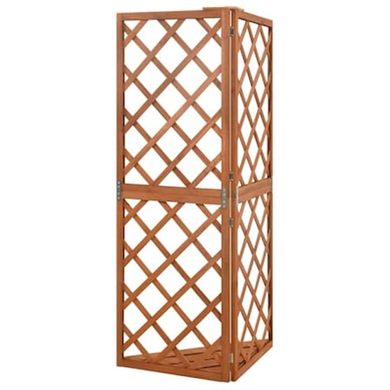 Vidaxl Καφασωτό Γωνιακό 50 X 50 X 145 Εκ. Μασίφ Ξύλο Ελάτης image 4