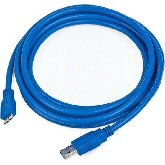Καλώδιο δεδομένων Cablexpert Regular USB 3.0 to micro USB 1.8m - Μπλε (CCP-MUSB3-AMBM-6) image 1