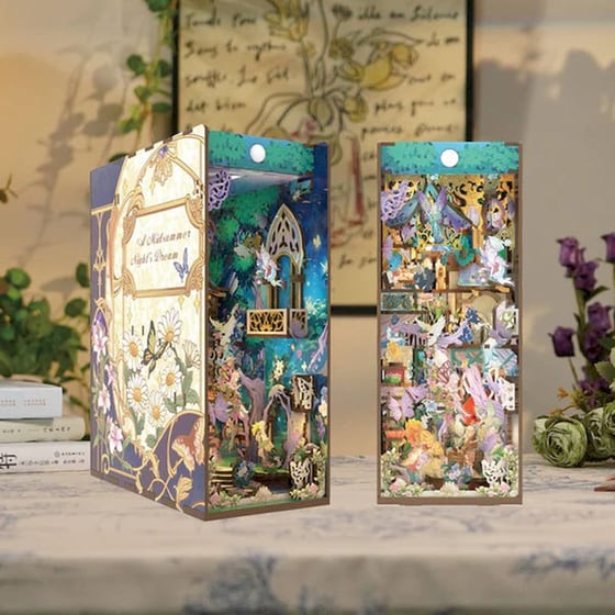 DIY 3D Puzzle Book Nook Kit Βιβλιοστάτης - A Midsummer Night's Dream image 6