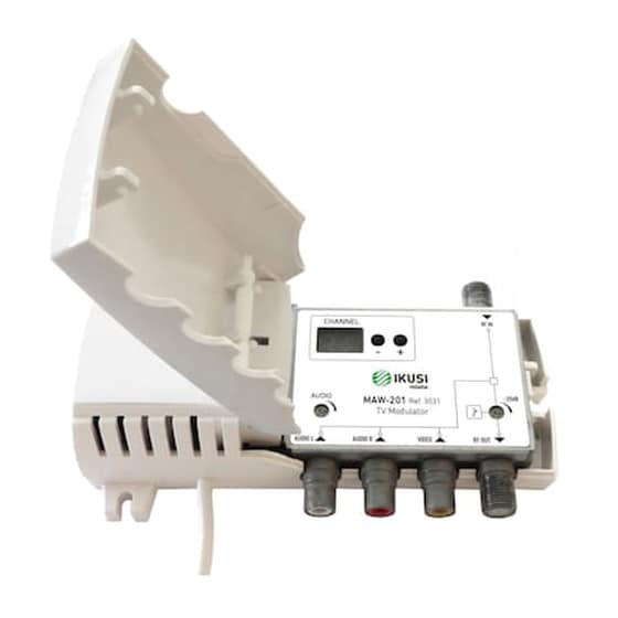 Ikusi Maw-201 Ref. 3031 Διαμορφωτής (modulator) Εικόνας Και Ήχου Full Band Με Ψηφιακή Ένδειξη image 0