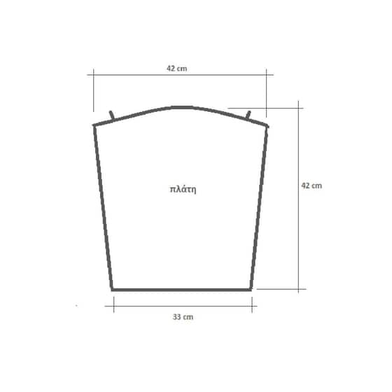 Μαξιλάρι Πλάτης Φερ Φορζέ Be Comfy 6501 42x42cm - Τιρκουάζ image 1
