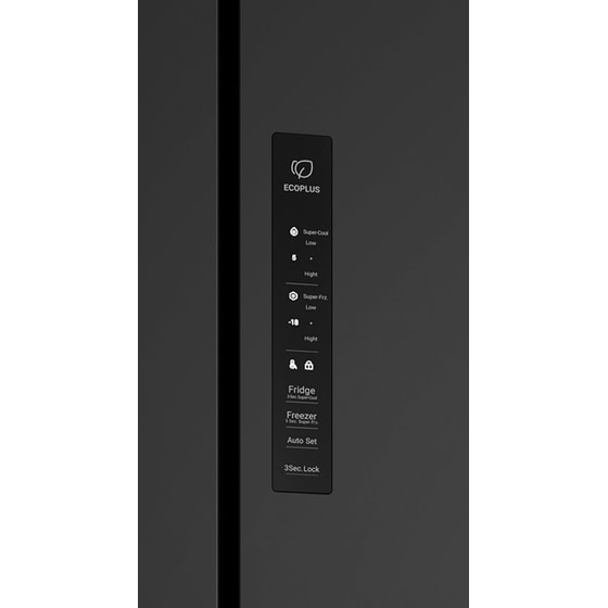 HAIER HCR3818EWPT Total No Frost 463 Lt Μαύρο Ψυγείο Ντουλάπα image 13