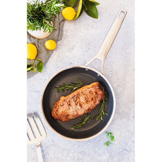 Τηγάνι BRA Hybrid Cell 26 cm Ασημί image 2