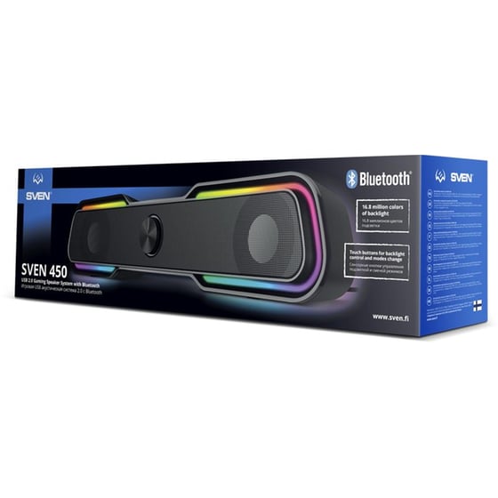 Ηχεία 2.0 Sven 450 2x5 W - Μαύρα image 7