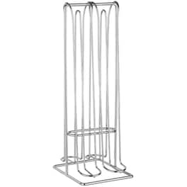 Βάση για Κάψουλες Καφέ Spitishop Μεταλλική 10x12.5x29.5 cm - Ασημί