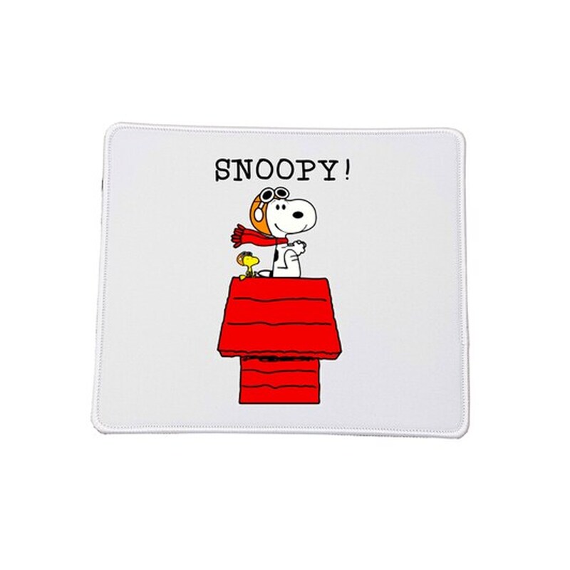 OEM Mousepad Snoopy No10 Βάση Για Το Ποντίκι Ορθογώνιο 23x20cm Ποιοτικού Υλικού Αντοχής