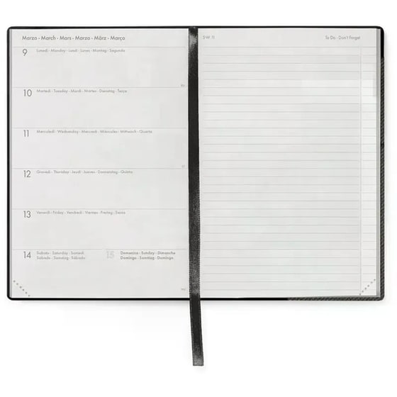 Ημερολόγιο Εβδομαδιαίο Legami 2026 12Μ Medium Με Σ Ημερολόγιο Deep Graphite image 3