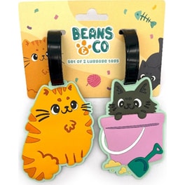 Puckator Ετικέτα Βαλίτσας Luggage Tag - Beans & Co Cats 2 Τμχ