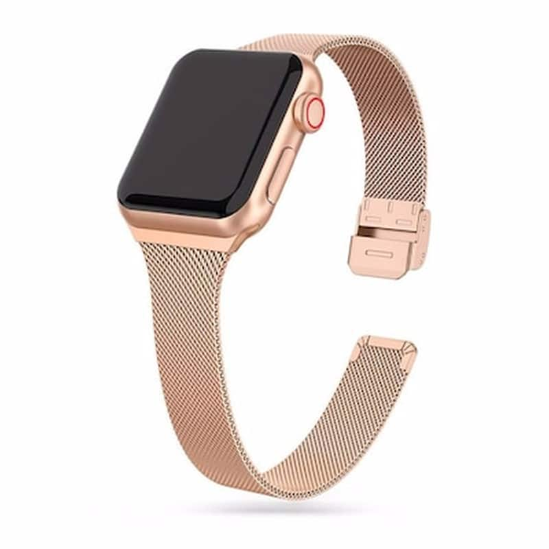 TECH-PROTECT Λουράκι Tech-Protect Thin Milenese για Apple Watch 38/40/41mm - Blush Gold