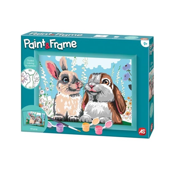 AS Company Paint & Frame Ζωγραφίζω Με Αριθμούς Cute Bunnies image 7
