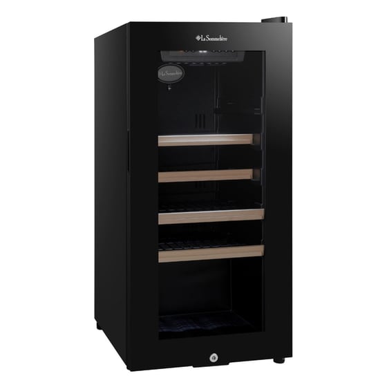 LA SOMMELIERE LS38BLACK για 38 Μπουκάλια Μαύρο Συντηρητής Κρασιών image 2