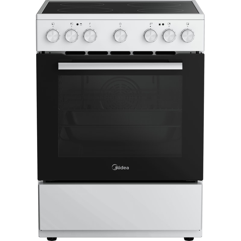 MIDEA MFO24D-ME4R10F(WH) 70 Lt Λευκό Ηλεκτρική Κουζίνα Κεραμική